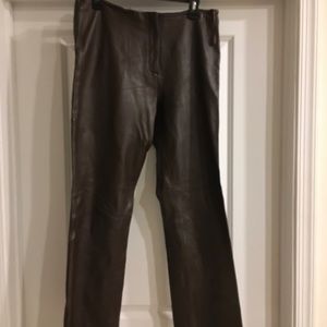 VAKKO Leather Jeans Size 10